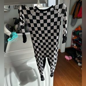 Little Sleepies crescent zippy Cool Checks 12-18 months